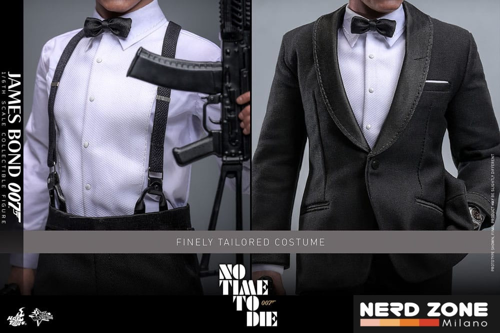 HOT TOYS - No Time to Die Movie Masterpiece Action Figure 1/6 James Bond 30 cm (MMS803)