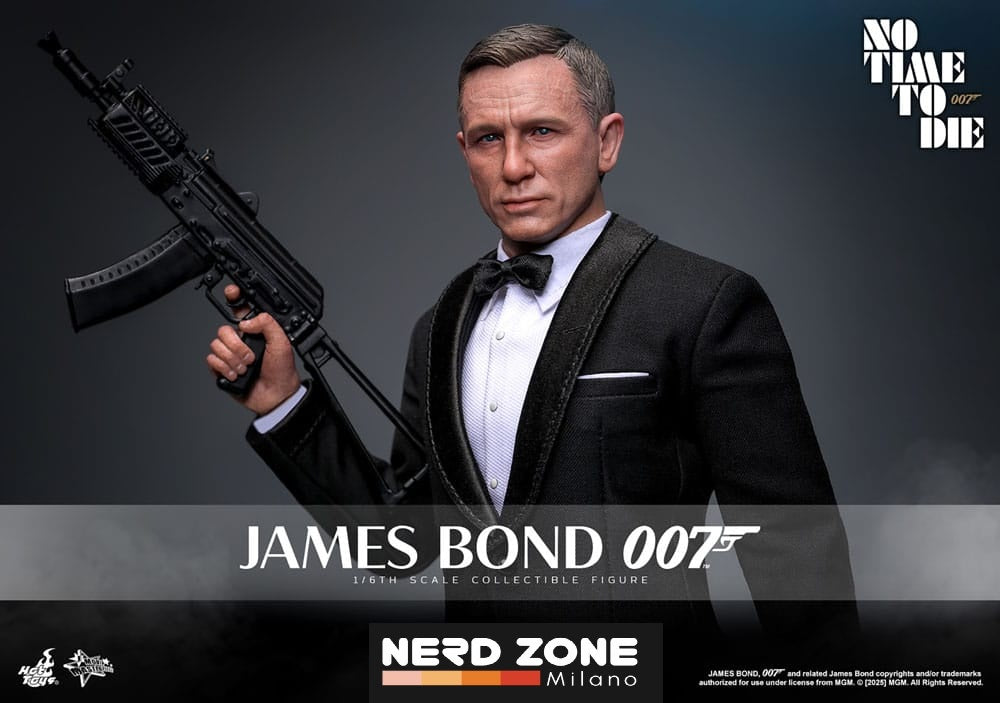HOT TOYS - No Time to Die Movie Masterpiece Action Figure 1/6 James Bond 30 cm (MMS803)