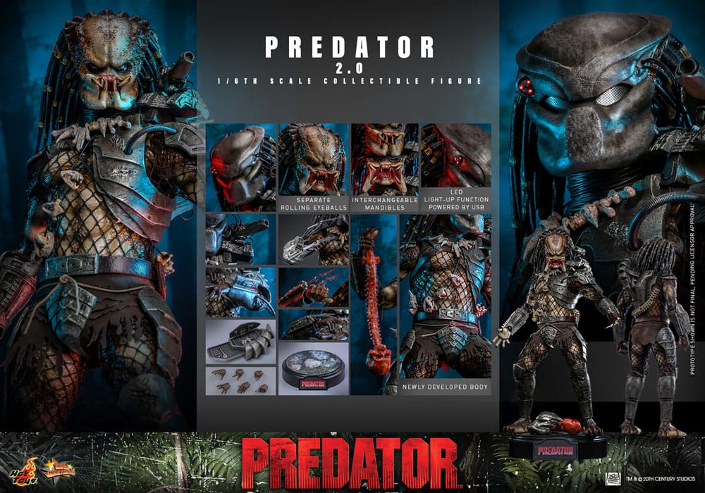 HOT TOYS - Predator Action Figure 1/6 Predator (2.0) Collector Edition 34 cm (MMS816)