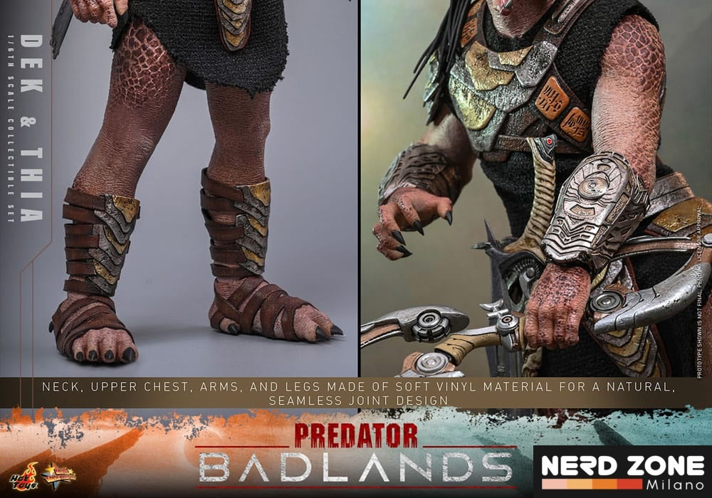 PRE ORDINE - HOT TOYS - Predator: Badlands Movie Masterpiece Action Figure 1/6 Dek & Thia 30 cm