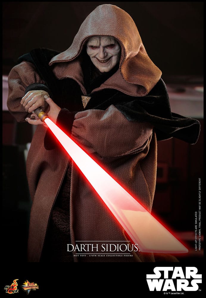 HOT TOYS - STAR WARS: Dark Sidious 1:6 Scale Figure