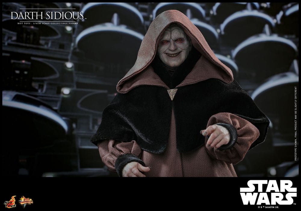 HOT TOYS - STAR WARS: Dark Sidious 1:6 Scale Figure
