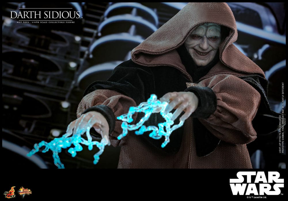 HOT TOYS - STAR WARS: Dark Sidious 1:6 Scale Figure
