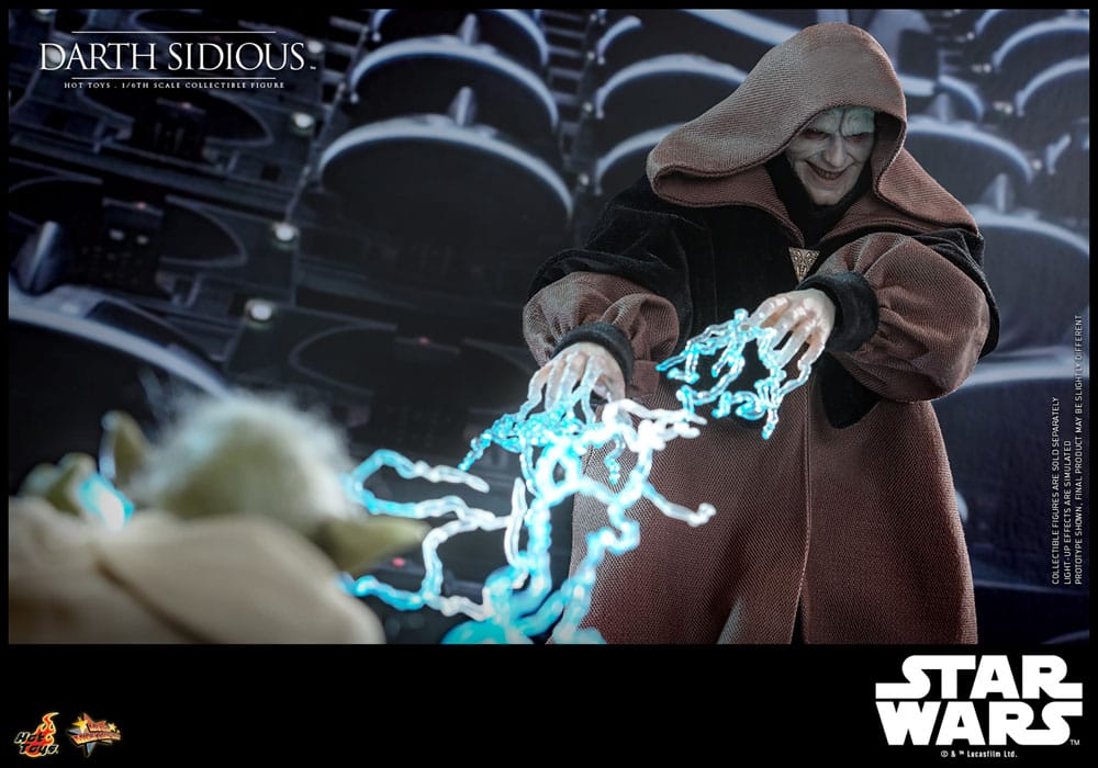 HOT TOYS - STAR WARS: Dark Sidious 1:6 Scale Figure