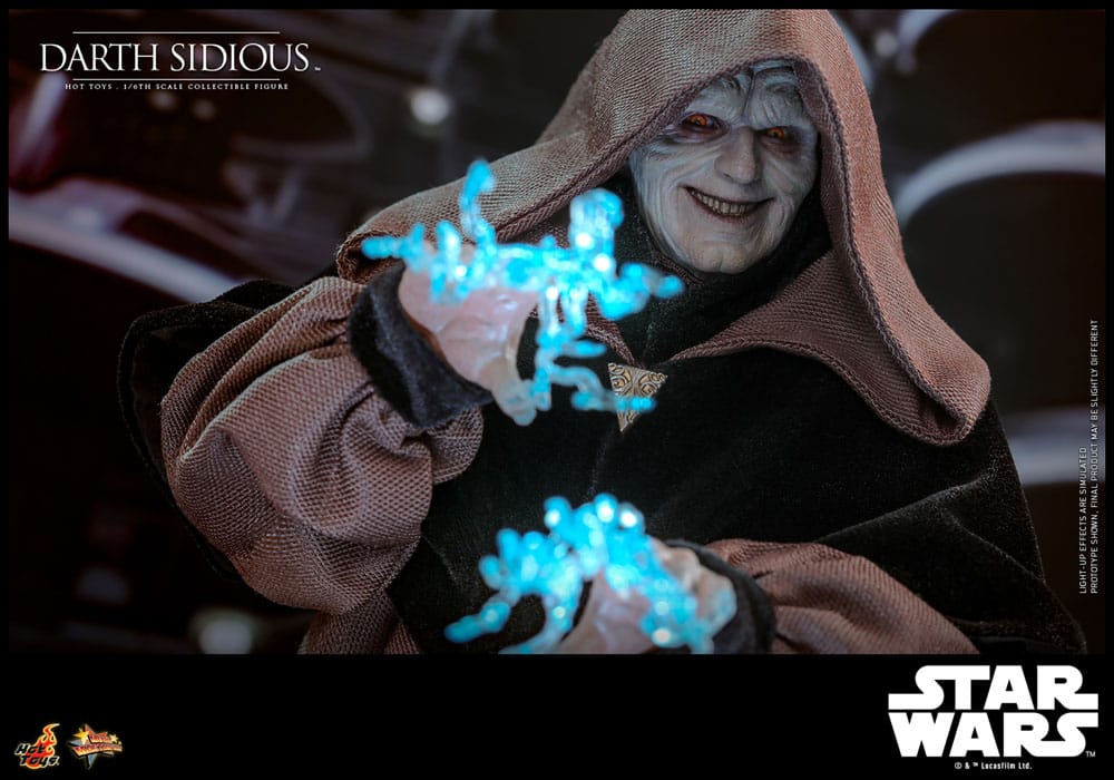 HOT TOYS - STAR WARS: Dark Sidious 1:6 Scale Figure