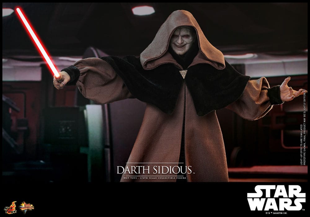 HOT TOYS - STAR WARS: Dark Sidious 1:6 Scale Figure