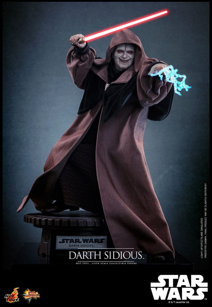 HOT TOYS - STAR WARS: Dark Sidious 1:6 Scale Figure
