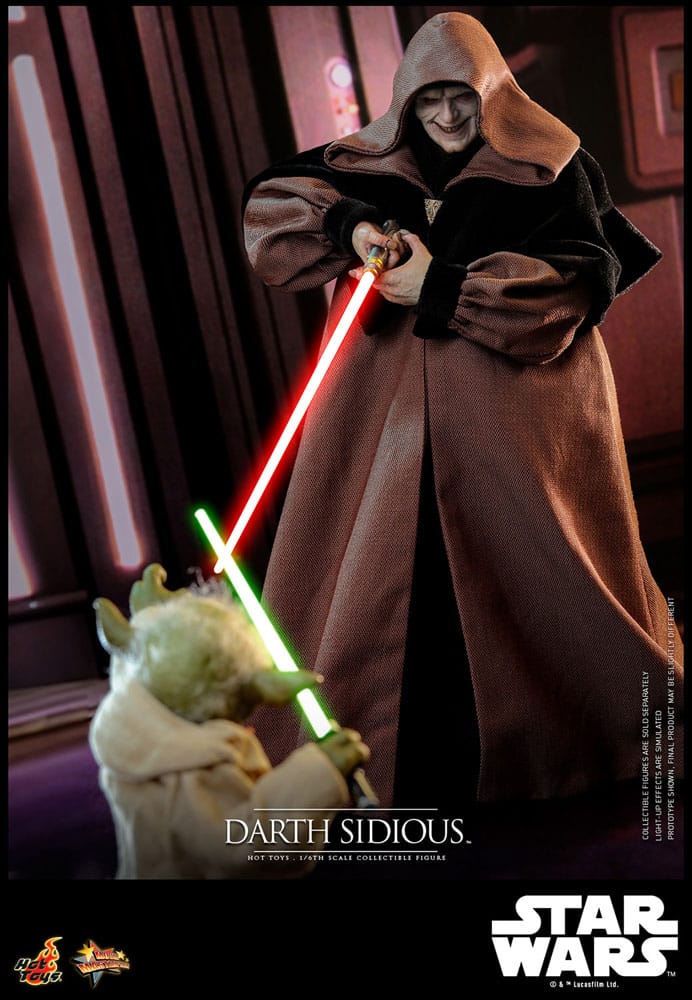 HOT TOYS - STAR WARS: Dark Sidious 1:6 Scale Figure