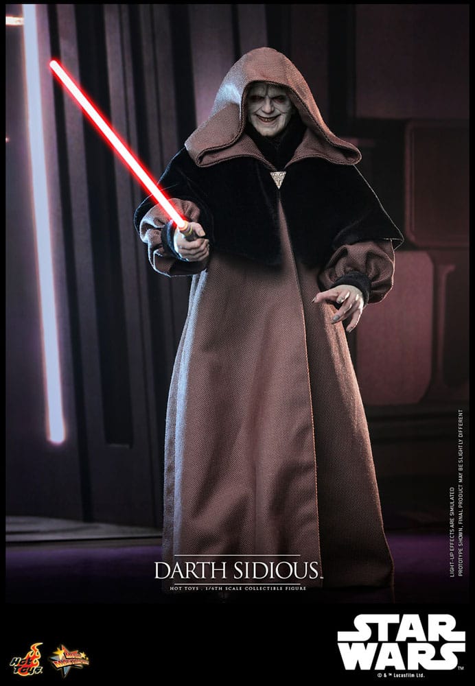 HOT TOYS - STAR WARS: Dark Sidious 1:6 Scale Figure