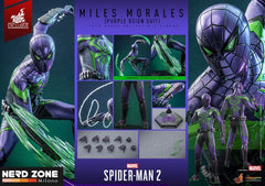 HOT TOYS - Spider-Man Video Game Masterpiece Action Figure 1/6 Miles Morales (Purple Reign Suit) Hot Toys Exclusive 30 cm