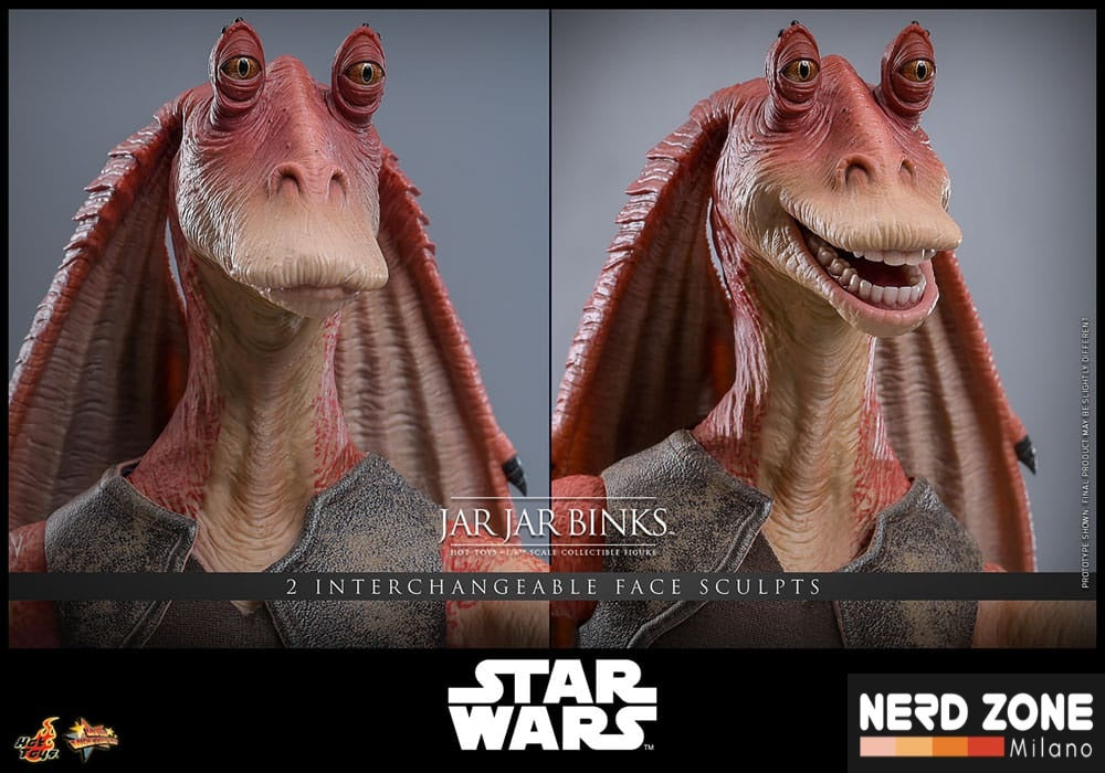HOT TOYS - Star Wars Action Figure 1/6 Jar Jar Binks 33 cm