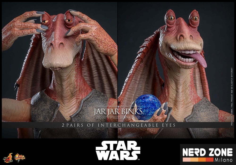 HOT TOYS - Star Wars Action Figure 1/6 Jar Jar Binks 33 cm
