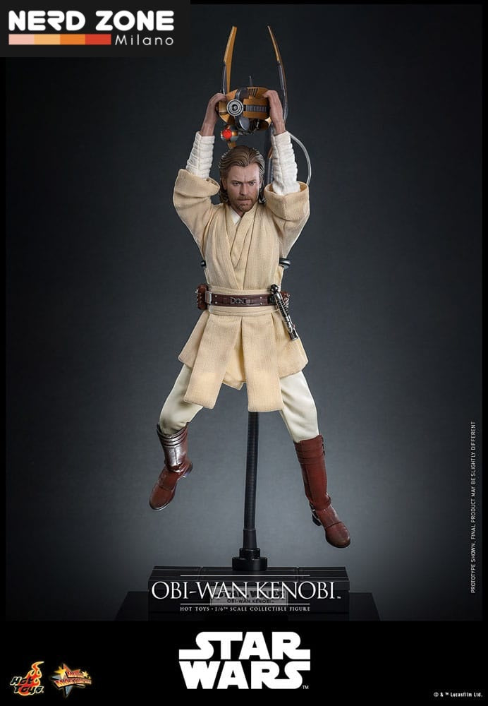 HOT TOYS - Star Wars: Episode II - Attack of the Clones Action Figure 1/6 Obi-Wan Kenobi 31 cm