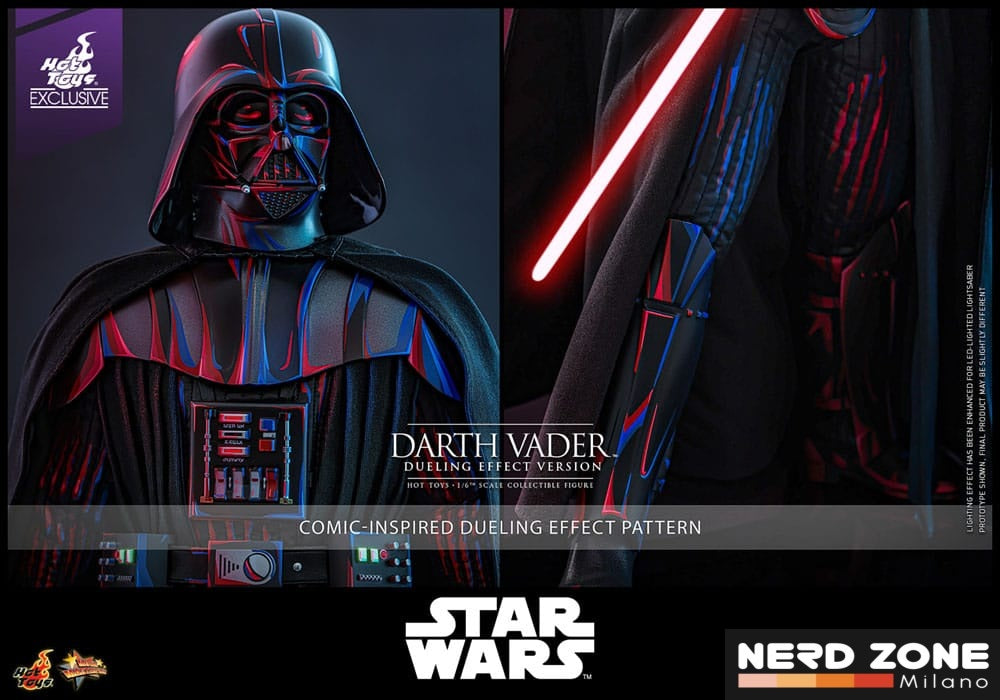 HOT TOYS - Star Wars Movie Masterpiece Action Figure 1/6 Darth Vader (Dueling Effect Version) Hot Toys Exclusive 35 cm (MMS777)