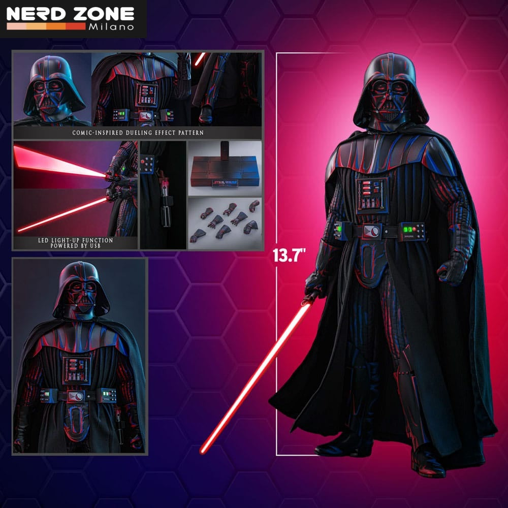 HOT TOYS - Star Wars Movie Masterpiece Action Figure 1/6 Darth Vader (Dueling Effect Version) Hot Toys Exclusive 35 cm (MMS777)