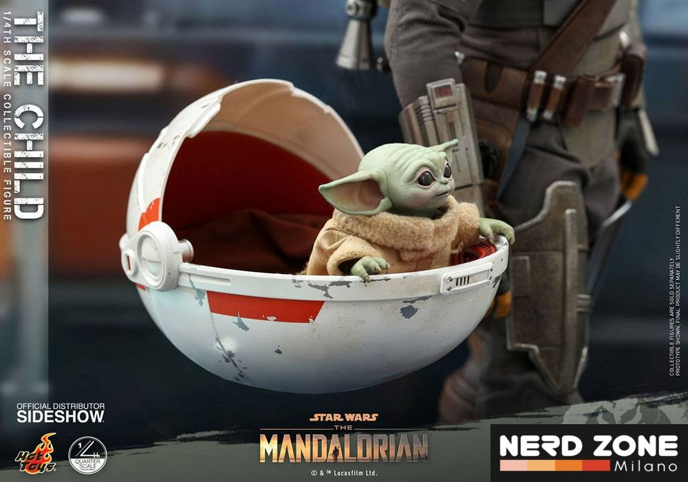 HOT TOYS - Star Wars The Mandalorian Action Figure 1/4 The Child 9 cm