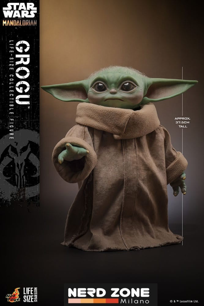 HOT TOYS - Star Wars: The Mandalorian Life-Size Masterpiece Action Figure Grogu 37 cm
