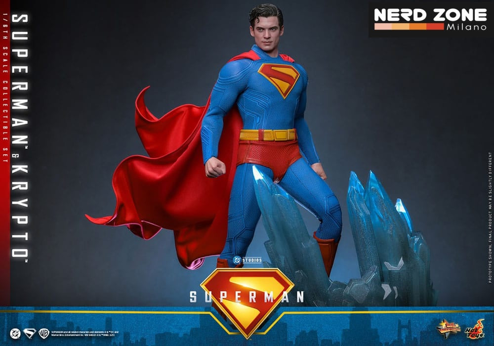 HOT TOYS - Superman (2025) Movie Masterpiece Action Figure 1/6 Superman & Krypto 33 cm