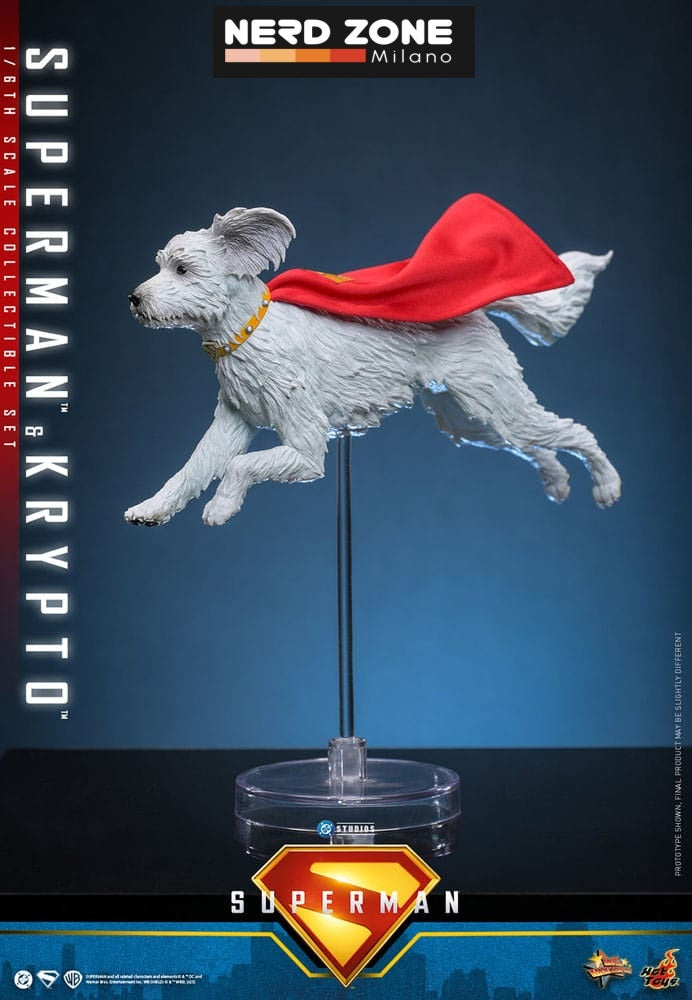 HOT TOYS - Superman (2025) Movie Masterpiece Action Figure 1/6 Superman & Krypto 33 cm