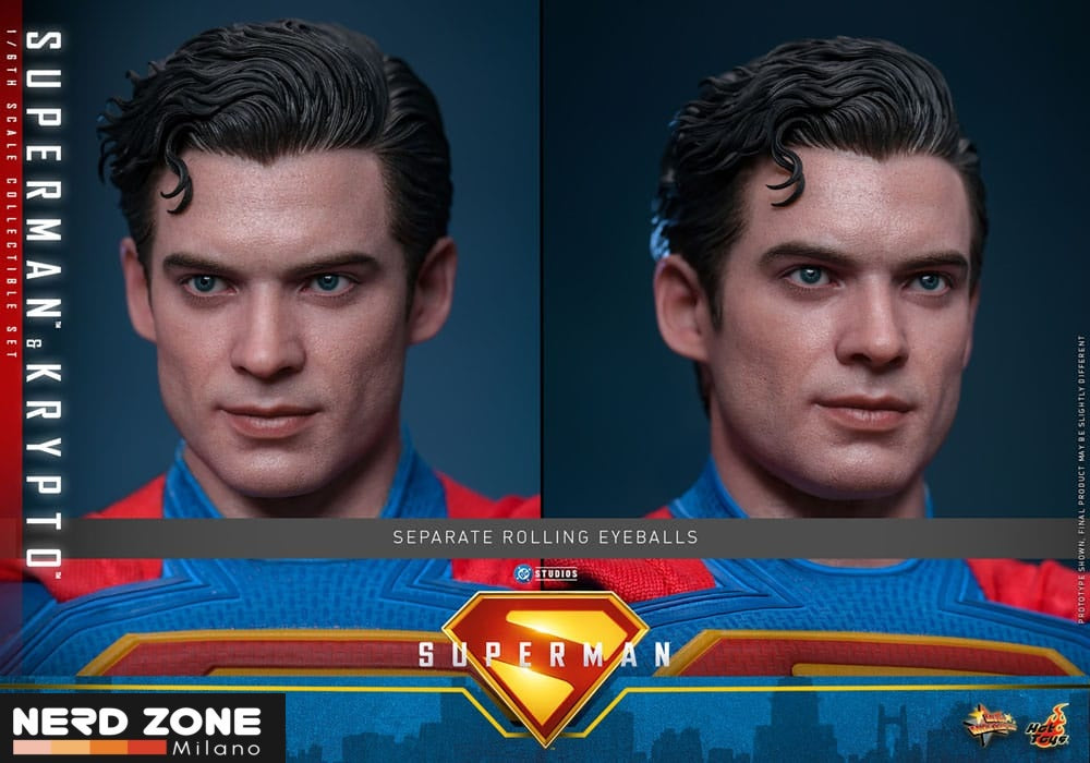 HOT TOYS - Superman (2025) Movie Masterpiece Action Figure 1/6 Superman & Krypto 33 cm