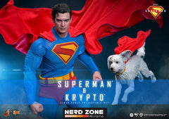HOT TOYS - Superman (2025) Movie Masterpiece Action Figure 1/6 Superman & Krypto 33 cm
