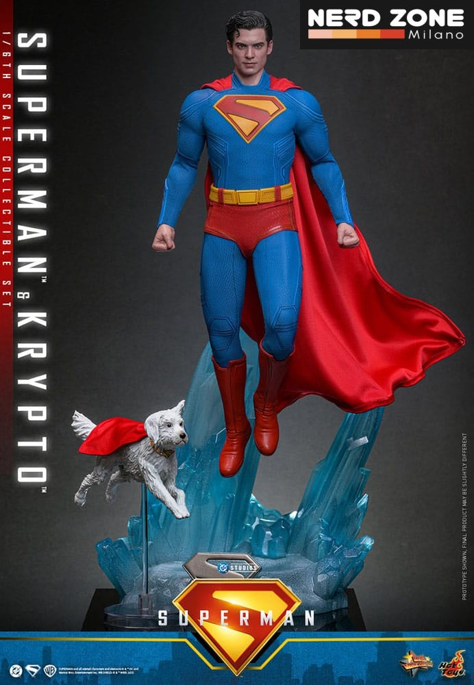 HOT TOYS - Superman (2025) Movie Masterpiece Action Figure 1/6 Superman & Krypto 33 cm