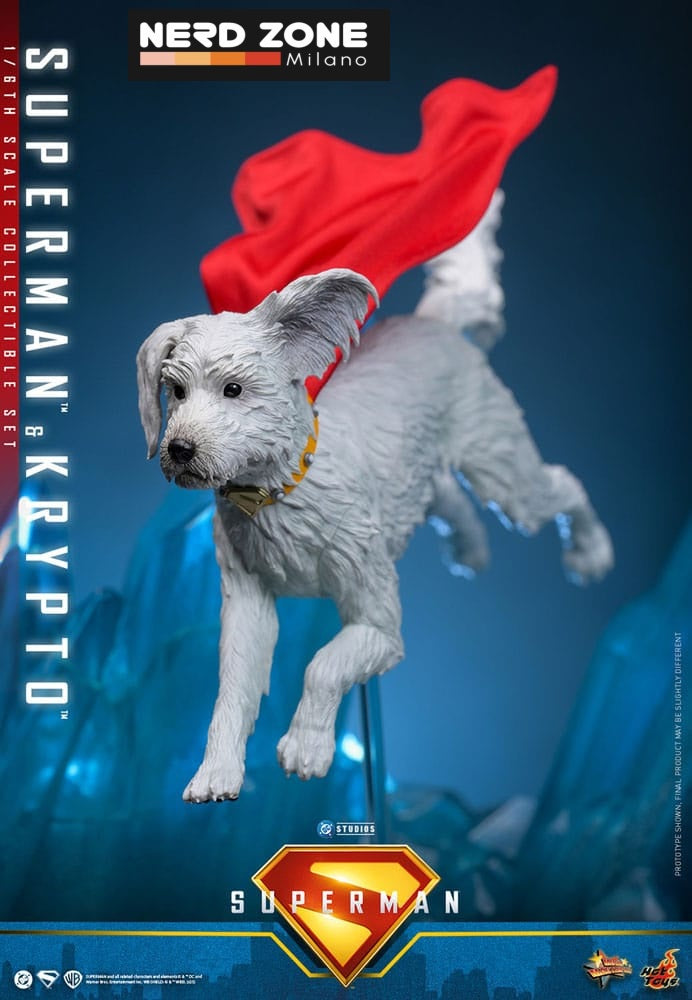 HOT TOYS - Superman (2025) Movie Masterpiece Action Figure 1/6 Superman & Krypto 33 cm