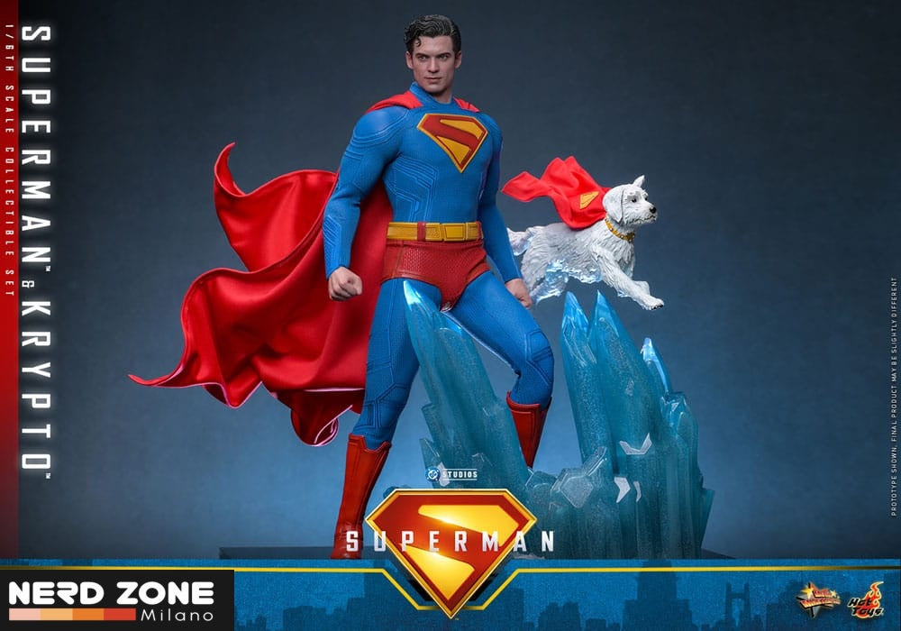 HOT TOYS - Superman (2025) Movie Masterpiece Action Figure 1/6 Superman & Krypto 33 cm