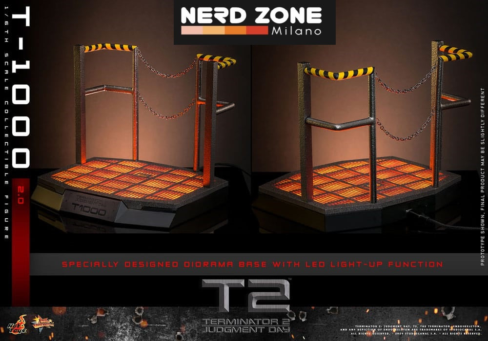 HOT TOYS - Terminator 2 Movie Masterpiece Action Figure 1/6 T-1000 (2.0) 32 cm MMS774