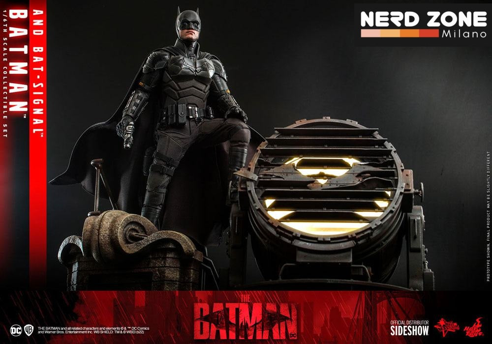 HOT TOYS - The Batman Movie Masterpiece Action Figure 1/6 Batman with Bat-Signal 31 cm