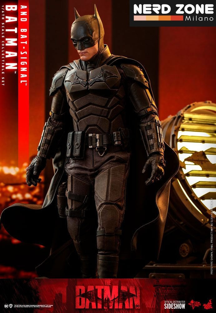 HOT TOYS - The Batman Movie Masterpiece Action Figure 1/6 Batman with Bat-Signal 31 cm