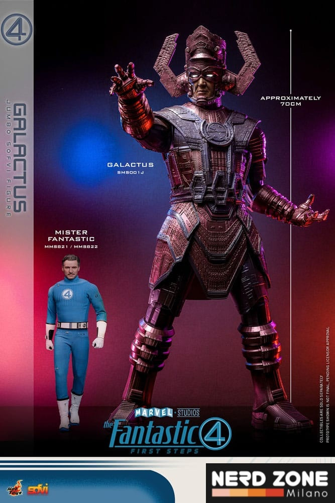 HOT TOYS - The Fantastic Four: First Steps Jumbo Sofvi Masterpiece Vinyl Figure Galactus 70 cm
