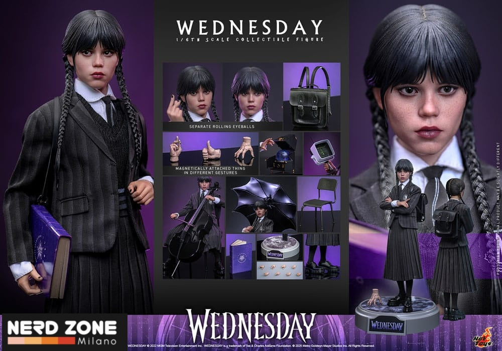 HOT TOYS - Wednesday Action Figure 1/6 Wednesday 27 cm