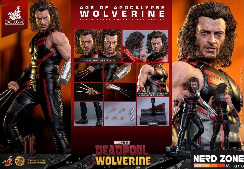 HOT TOYS EXCLUSIVE - Deadpool & Wolverine Age of Apocalypse 1/6 Wolverine (Artisan Edition) 31 cm MMS819AE