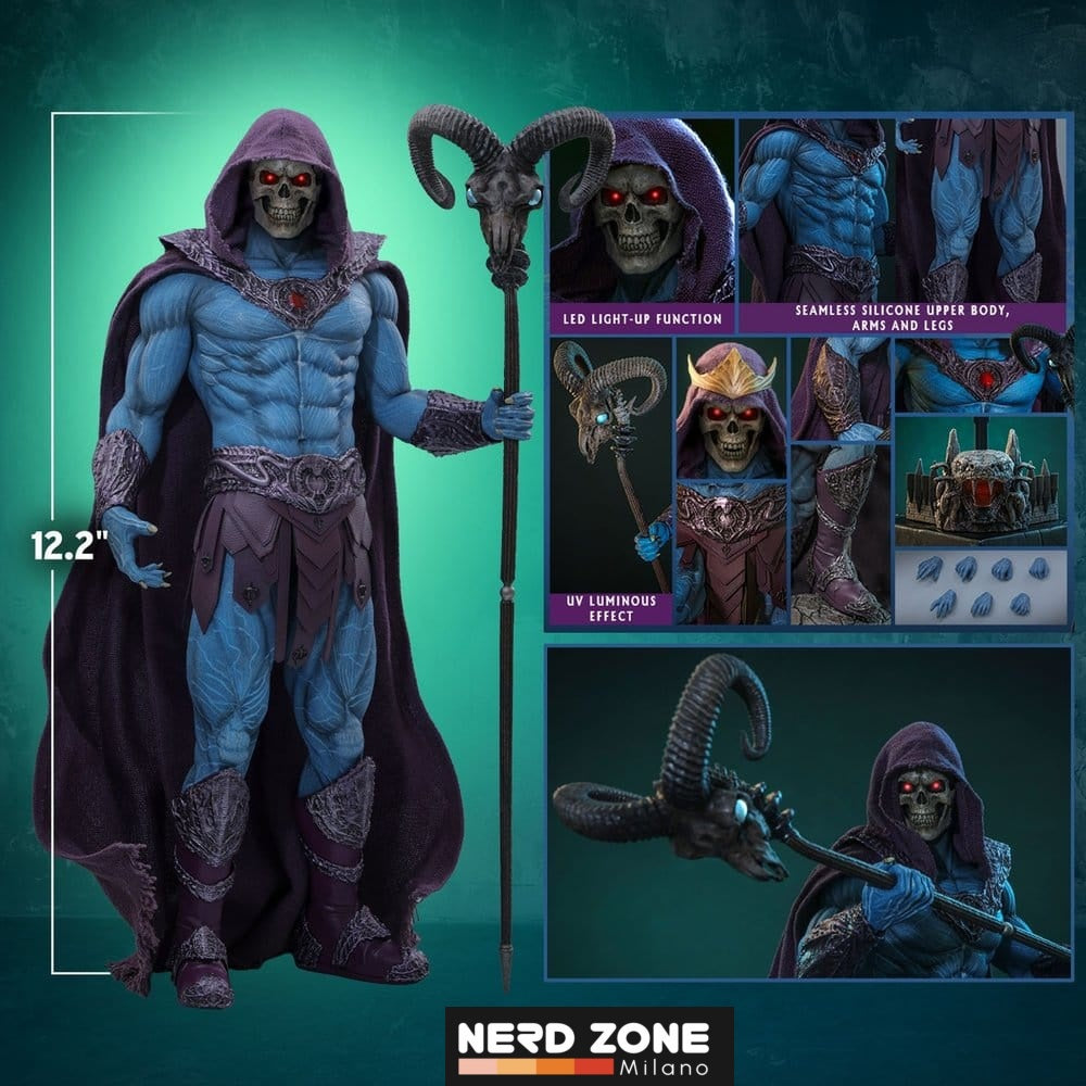 PRE ORDINE - HOT TOYS Masters of the Universe Movie Masterpiece Action Figure 1/6 Skeletor 31 cm