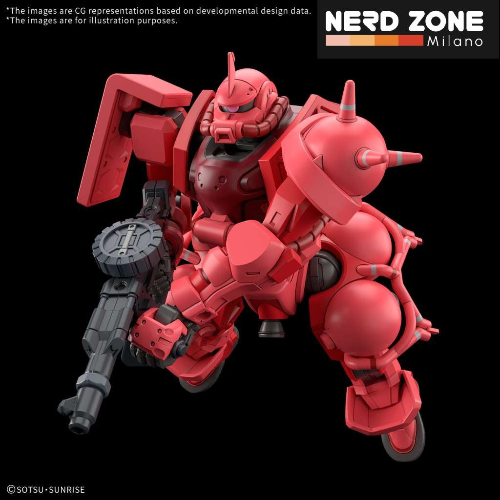 BANDAI GUNPLA - Hg Zaku Char Gq 1/144