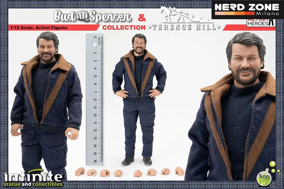 INFINITE STATUE - Bud Spencer Small Action Heroes Version B Action Figuref 1/12