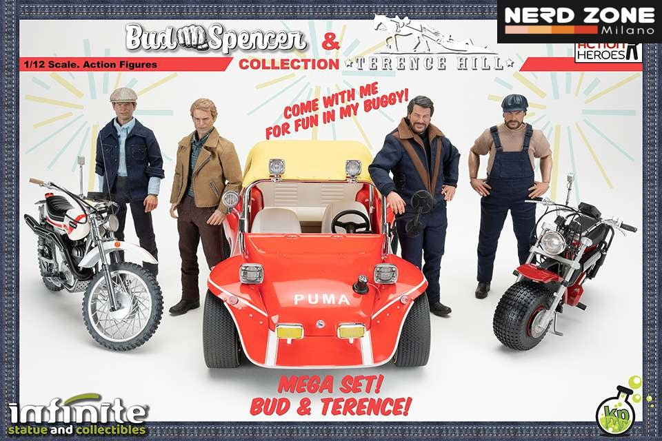 INFINITE STATUE - Bud Spencer Small Action Heroes Version B Action Figuref 1/12