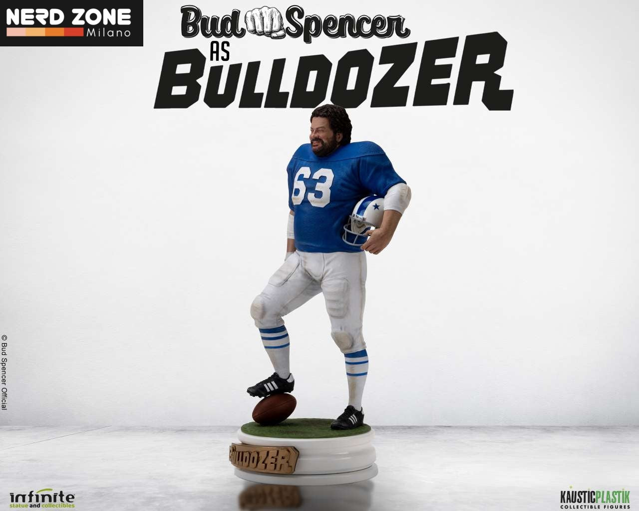 INFINITE STATUE - Bud Spencer As Bulldozer Resin Statue