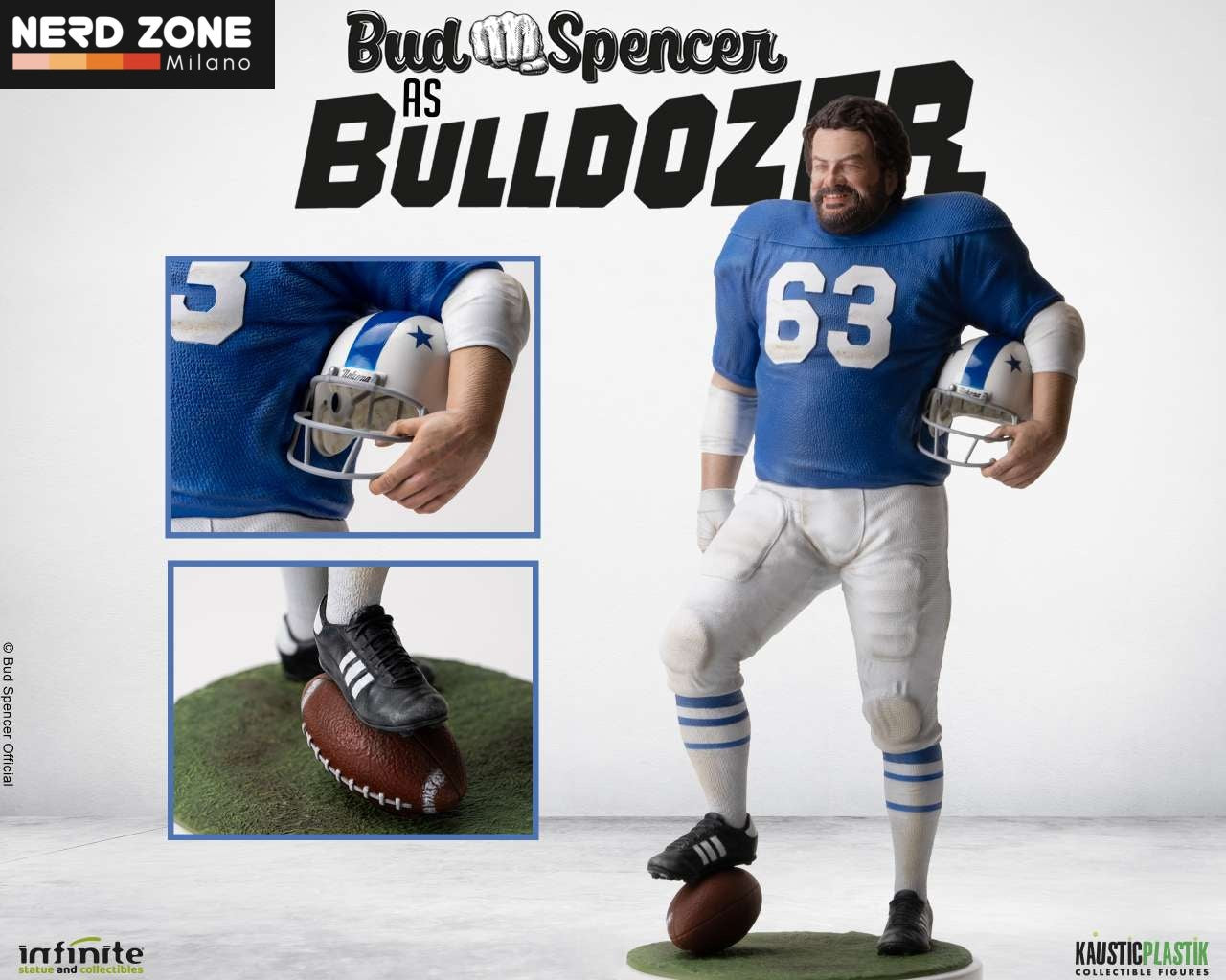 BUD SPENCER Bambino Lo Chiamavano Trinity, beeldje om te verzamelen, van pvc, schaal 1/12, hoogte 16 cm