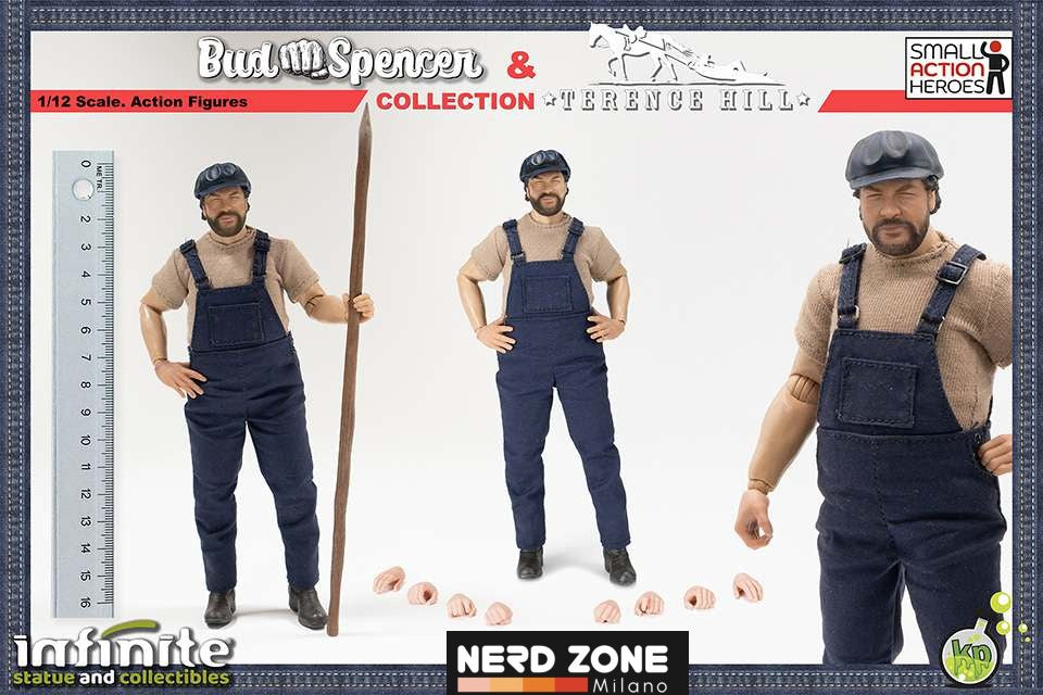 INFINITE STATUE - Bud Spencer Small Action Heroes Version A Action Figuref 1/12