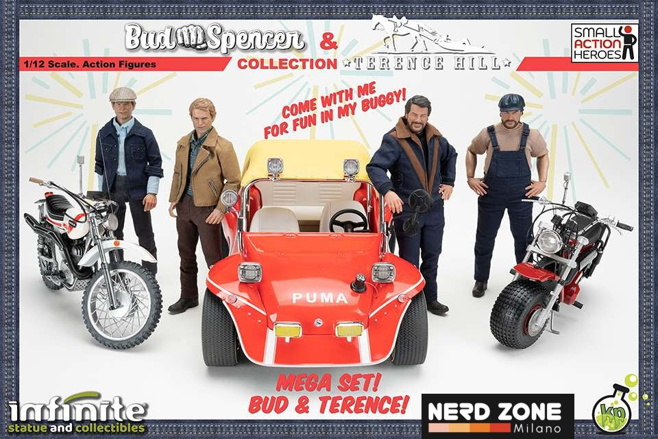 INFINITE STATUE - Bud Spencer Small Action Heroes Version A Action Figuref 1/12