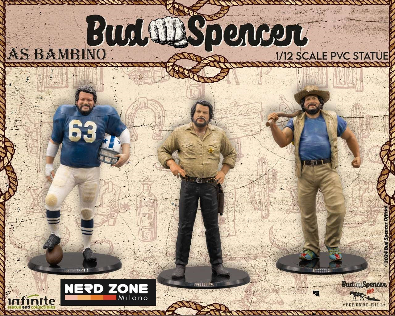 INFINITE STATUE - Bud Spencer as Bambino 1/12 Pvc Statue