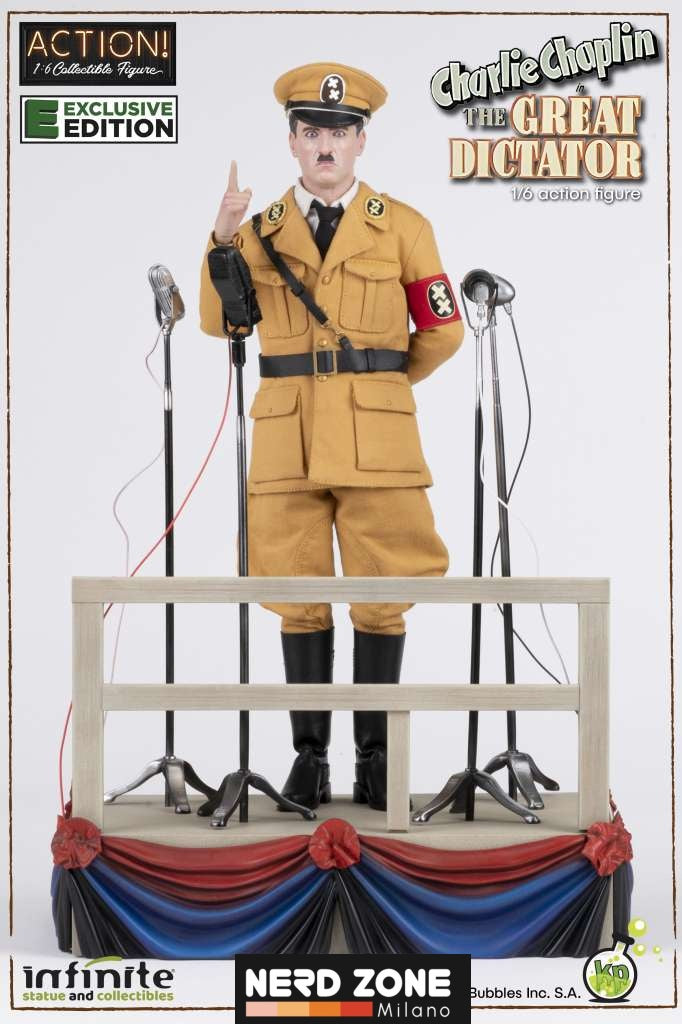 INFINITE STATUE - Charlie Chaplin Great Dictator 1/6 Web Exclusive