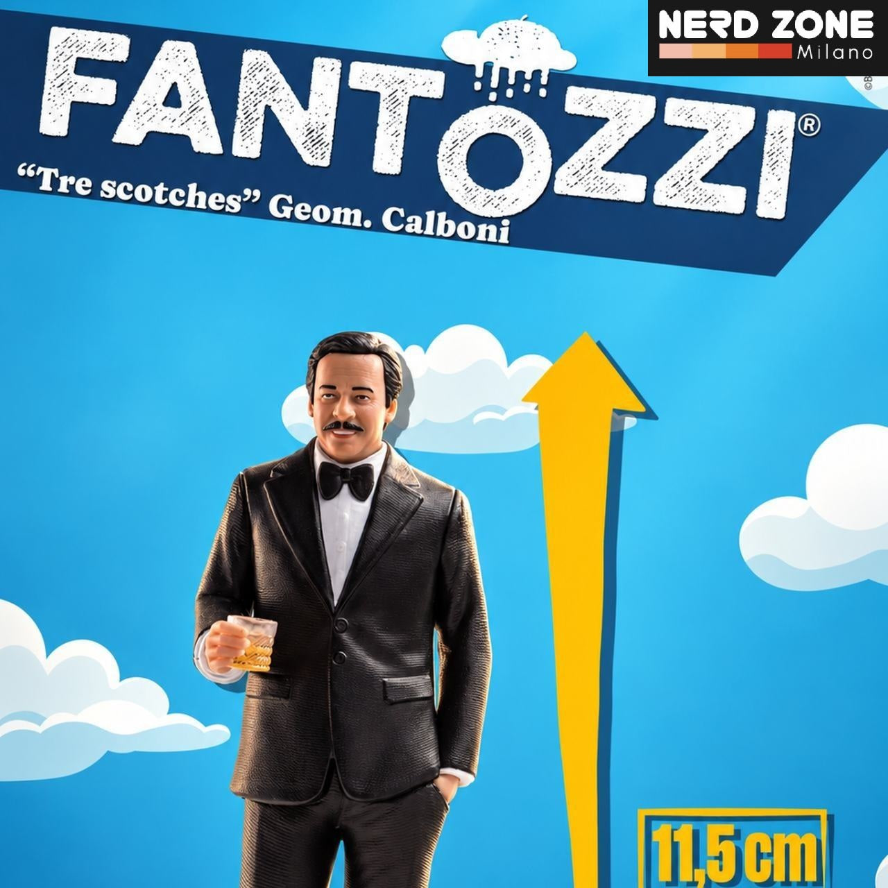 PRE ORDINE INFINITE STATUE - Fantozzi Ing. Calboni Tre Scotches! Cine-mini Pvc