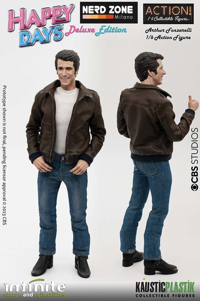 INFINITE STATUE - HAPPY DAYS - Fonzie Happy Days W/Juke-Box 1/6 Action Figure Regular & Deluxe