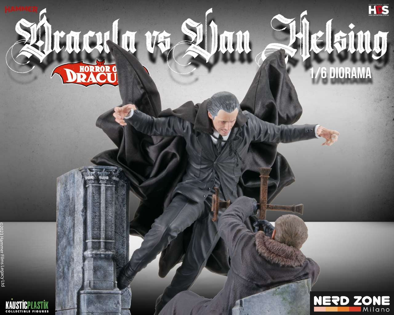 INFINITE STATUE - Horror Of Dracula - Dracula Vs Van Helsing 1/6 Diorama