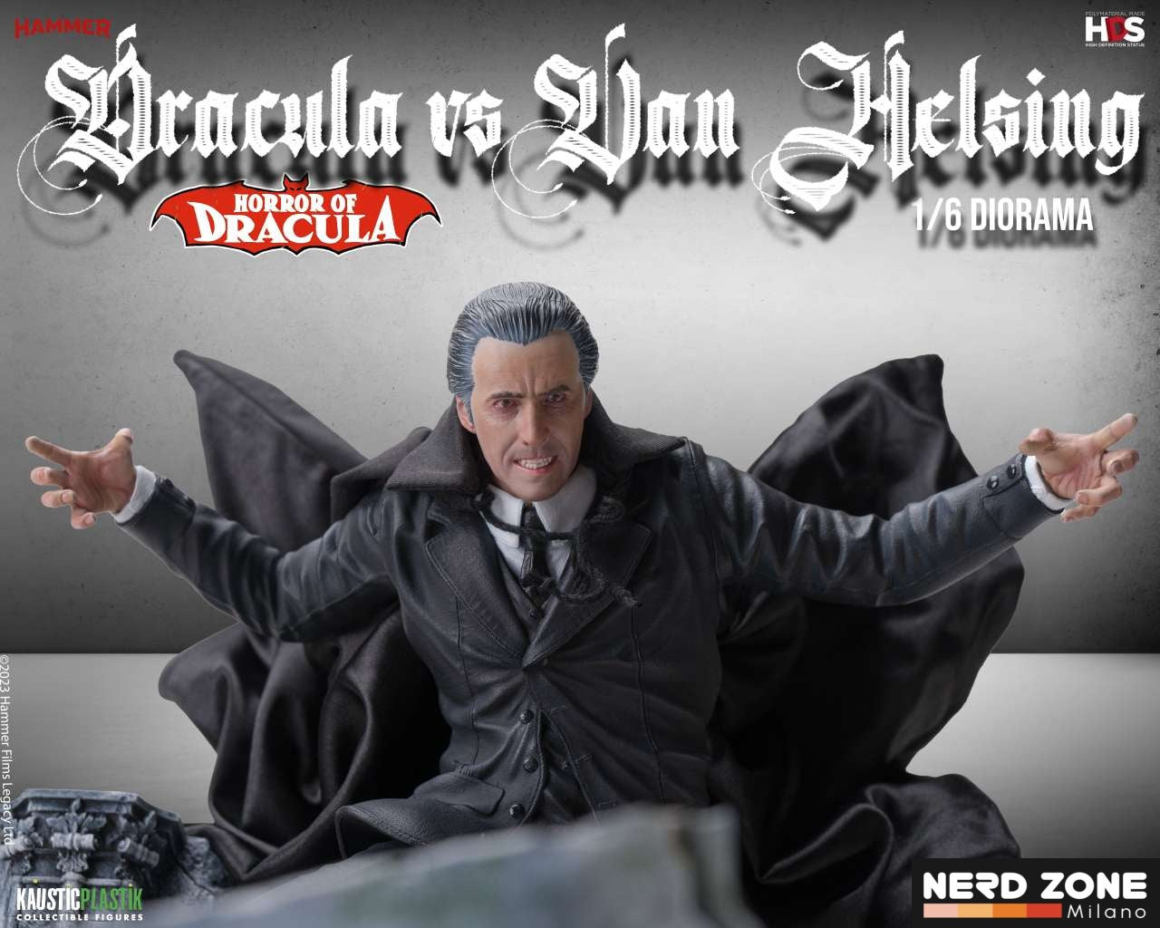 INFINITE STATUE - Horror Of Dracula - Dracula Vs Van Helsing 1/6 Diorama