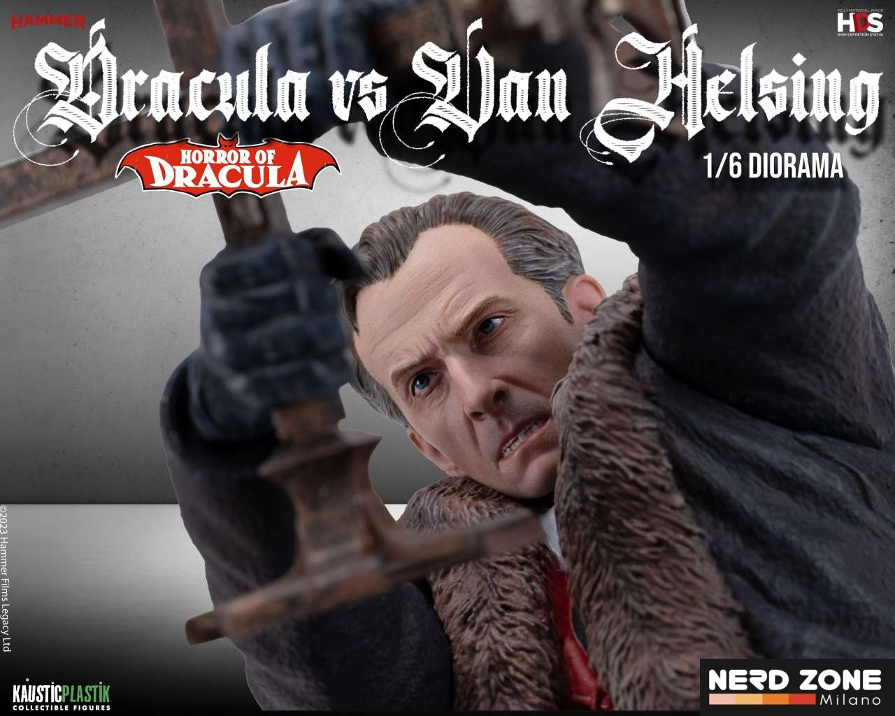 INFINITE STATUE - Horror Of Dracula - Dracula Vs Van Helsing 1/6 Diorama