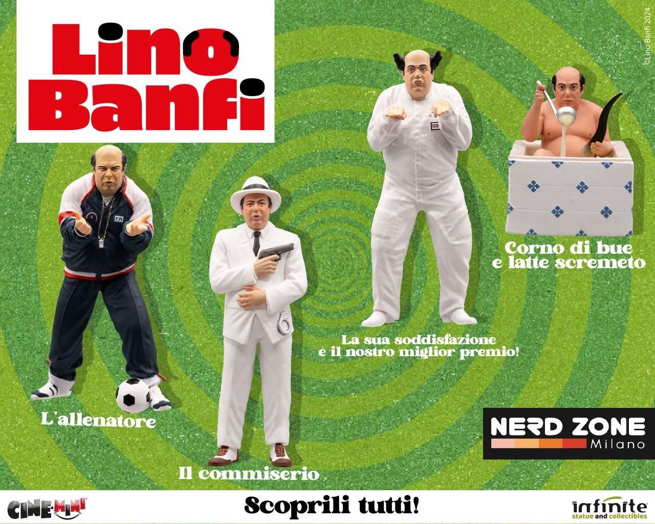 INFINITE STATUE - Lino Banfi La Sua Soddisfazione E' IL Nostro Miglior Premio Cinemini Pvc